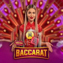 Mega Baccarat logo – Live Casino by Pragmatic Play at Sankra Casino